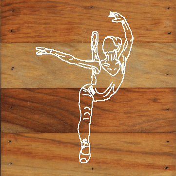 Ballerina Wings Natural Wall Hanging