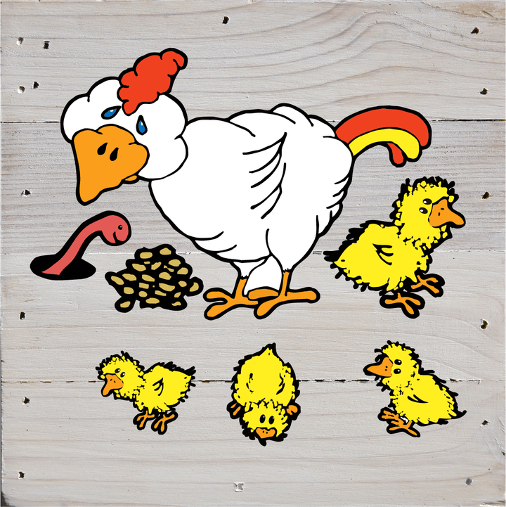 Farm Animal Theme Art Print Wall Hanging