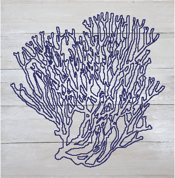 Nautical Prints Natural Wall Hanging Wall Hanging