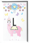 Llamacorn Light Switch and Outlet Plate Covers