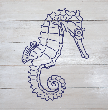 Nautical Prints Natural Wall Hanging Wall Hanging