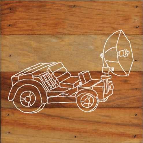 Space Theme Rustic Wall Hanging