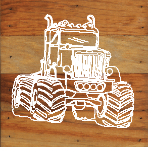 Monster Truck Art Print Natural Wall Hanging - prestochangodecor
