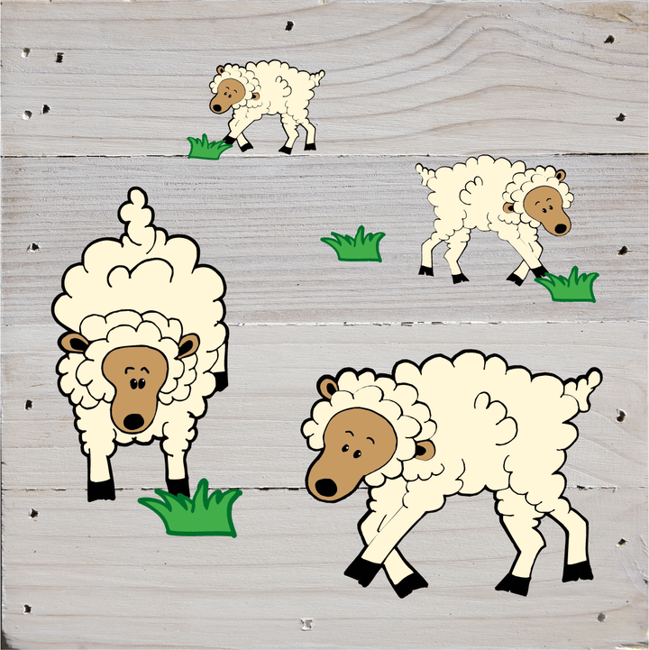 Farm Animal Theme Art Print Wall Hanging
