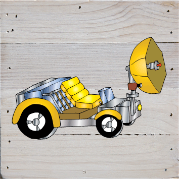 Space Theme Art Print Wall Hanging - prestochangodecor