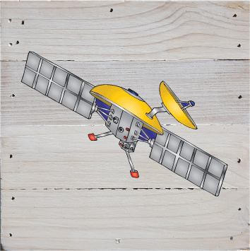 Space Theme Art Print Wall Hanging - prestochangodecor